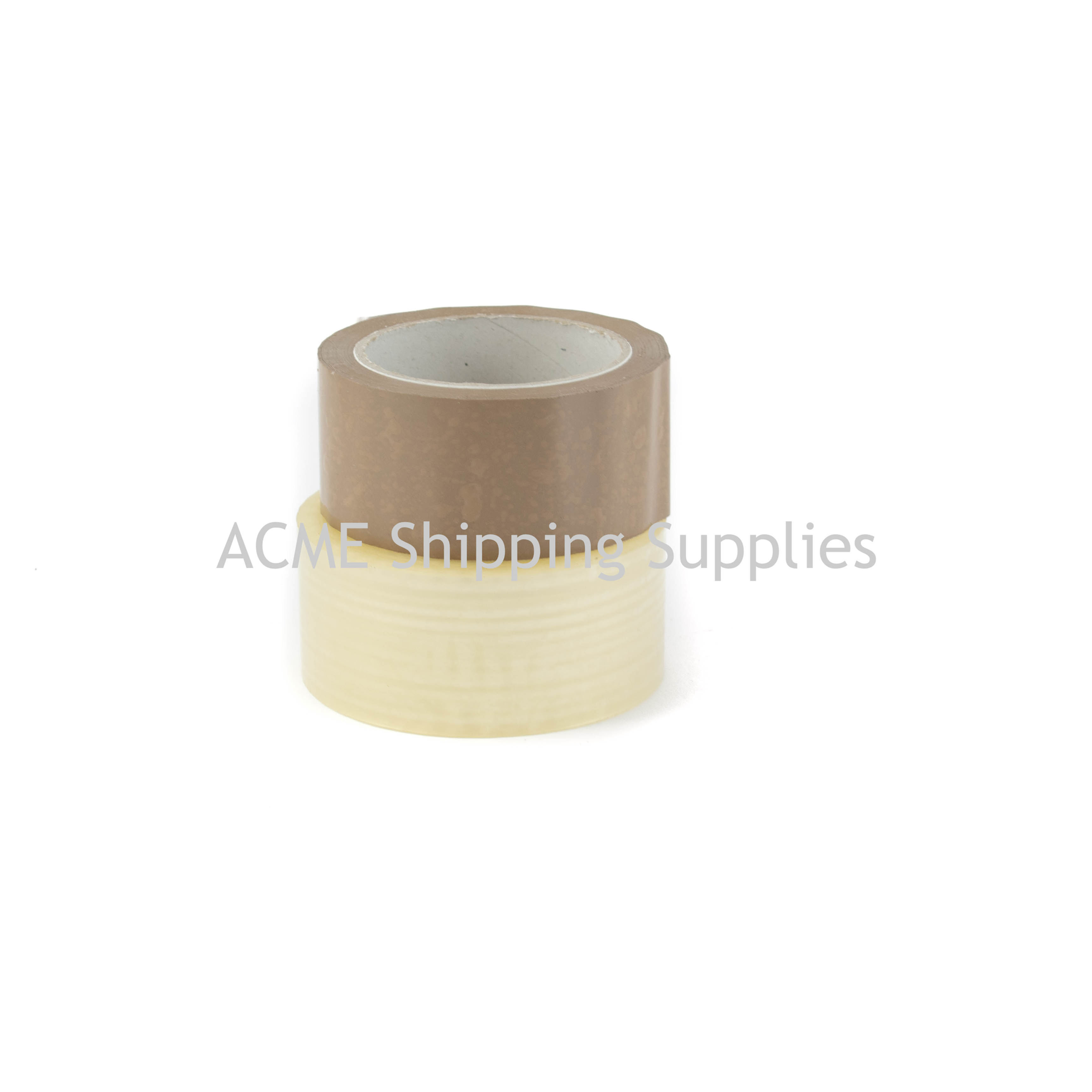 Two rolls of packing tape, Acme Shipping Supplies