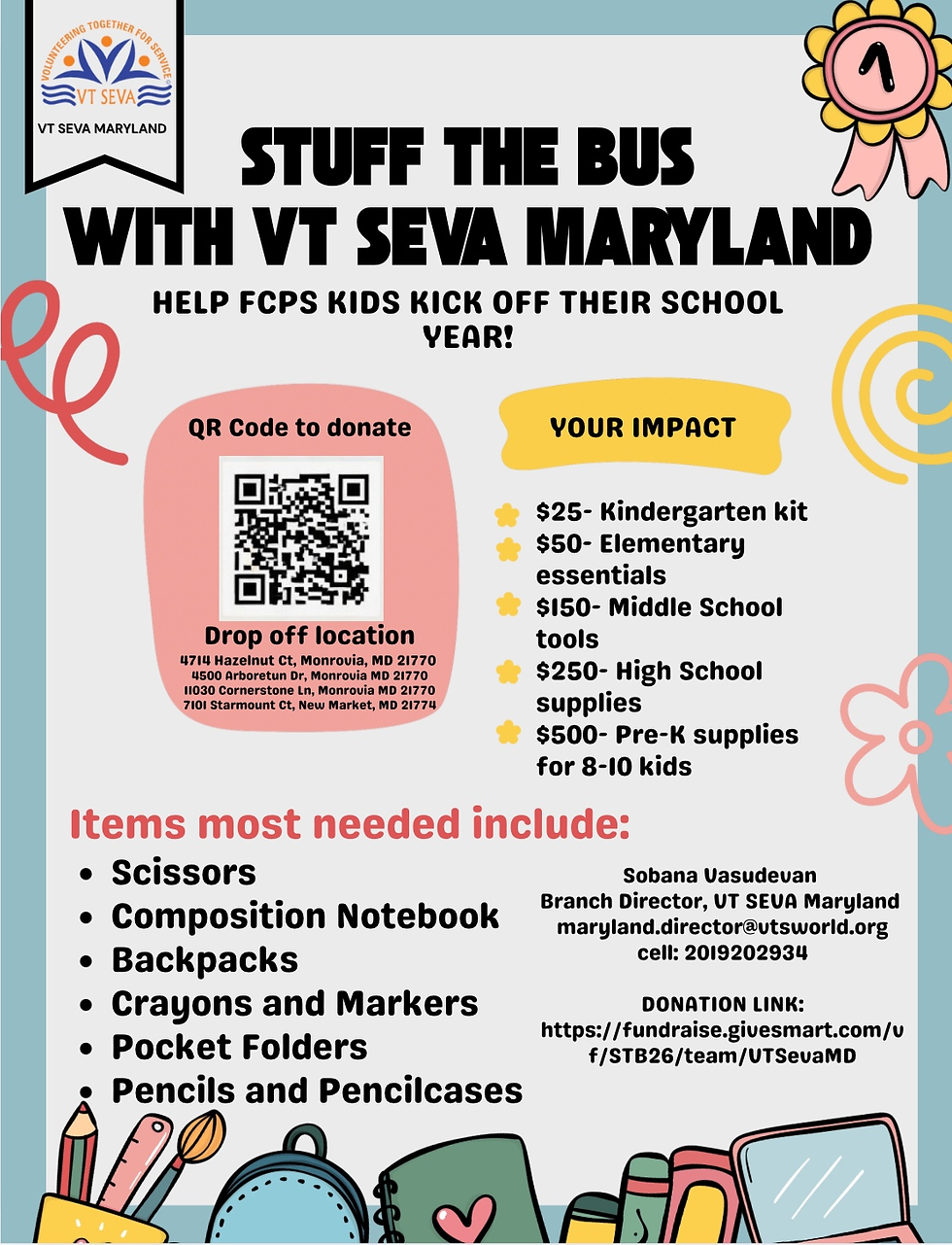 What’s Next for VT Seva Maryland? Upcoming Summer Events, Service Drives, and Expansion Milestones!