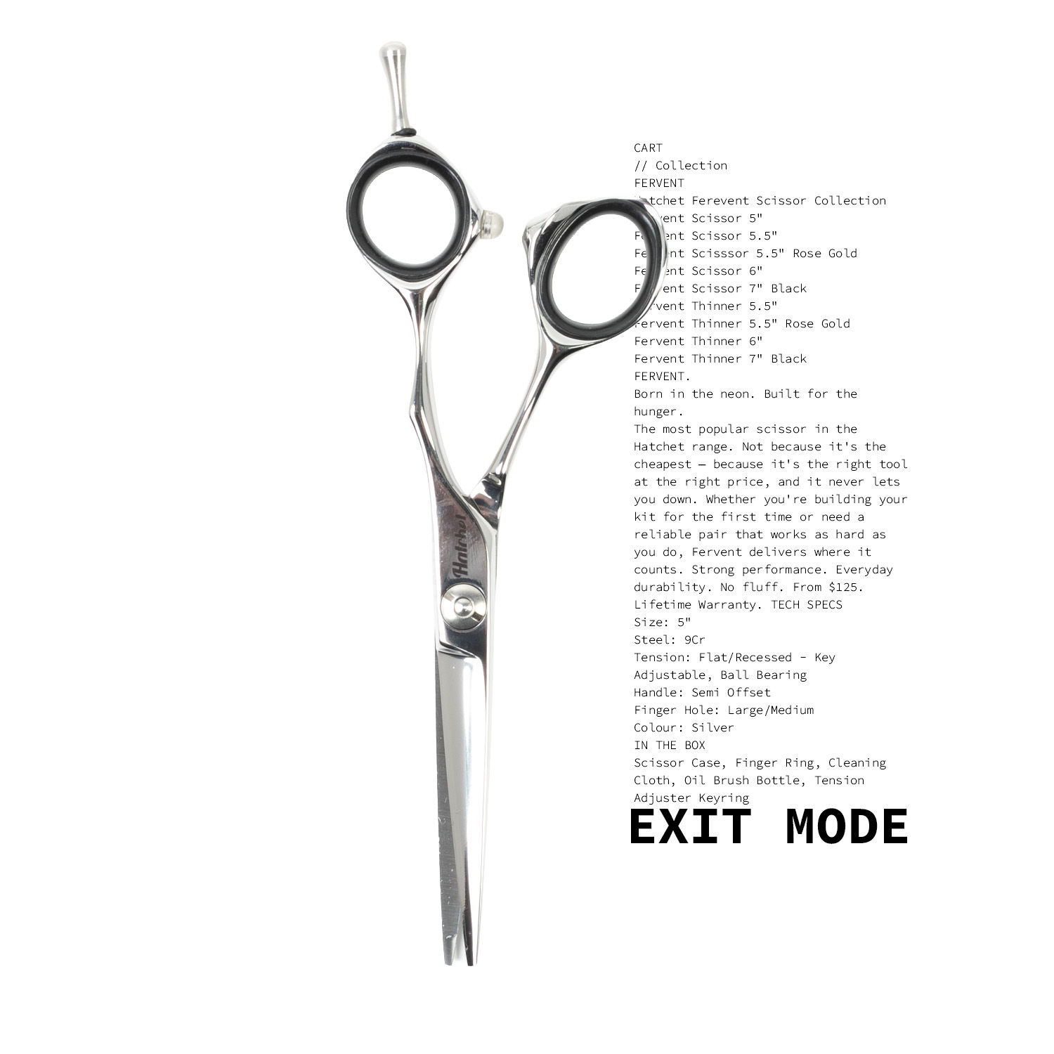 FX Scissor 5.5"