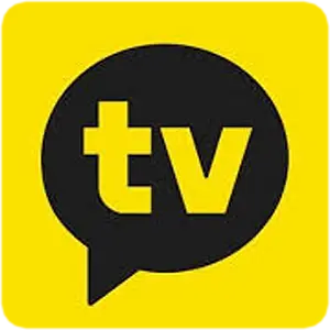카카오 TV 로고입니다.