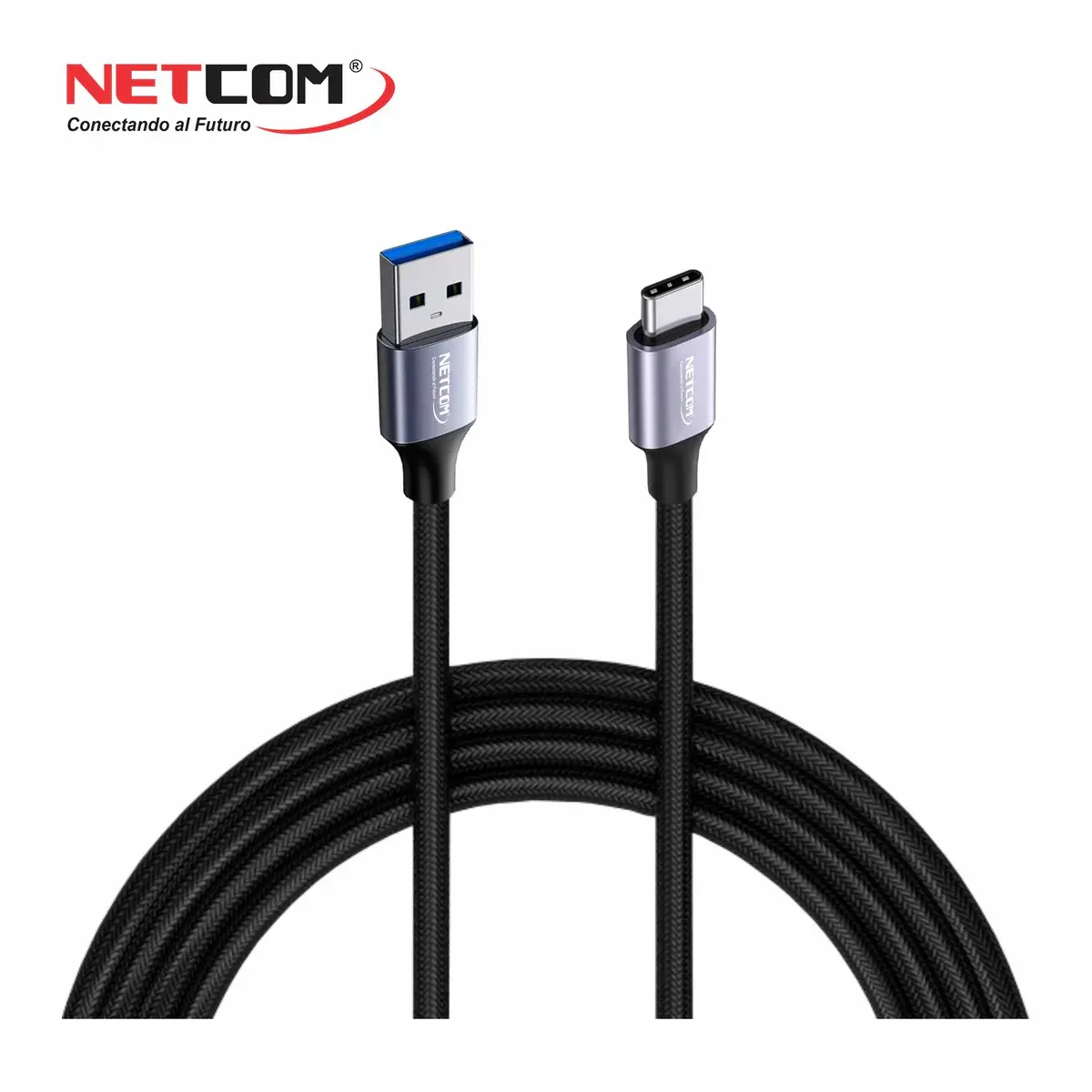Cable USB 3.0 a USB‑C 3.1 – 1.8 mts Nylon PE‑CA0105