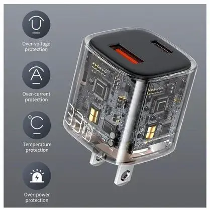 Miniatura: Cargador rápido Netcom USB‑C 33 W PF‑HC0097