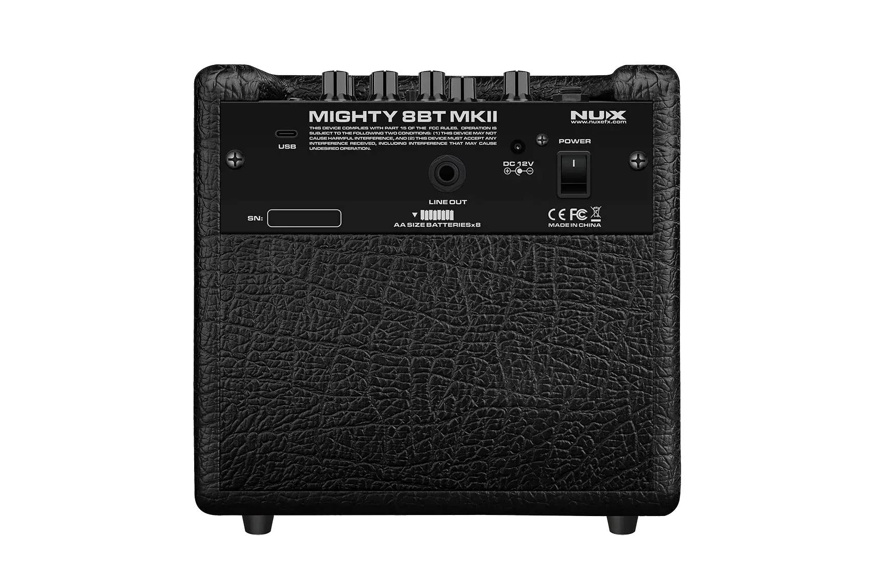 NUX Mighty 8BT MKII 8W Portable Modeling Amp Black | Musikhaus Appenzell