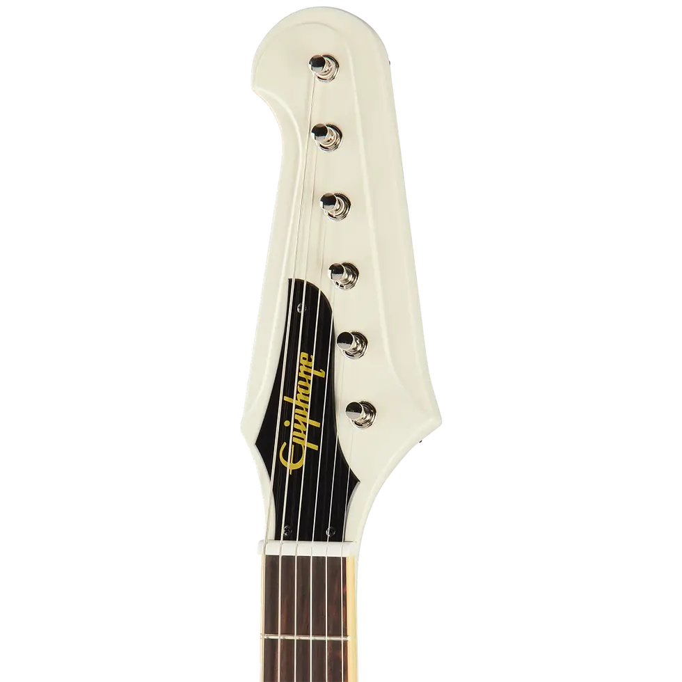 Miniaturbild: Epiphone IGC 1963 IGC Firebird V Reissue with Maestro Vibrola, Polaris White