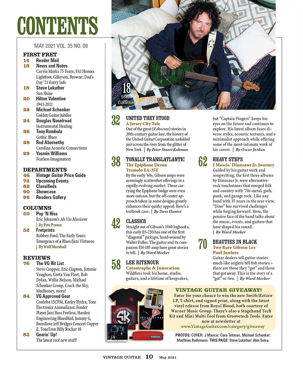 Thumbnail: Vintage Guitar Magazin - May 2021