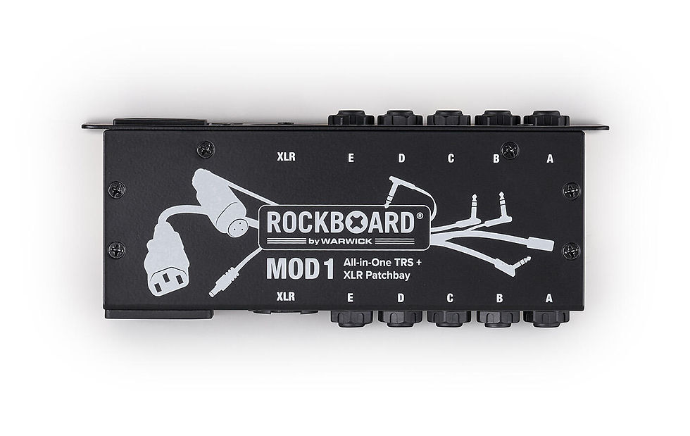 Miniaturbild: RockBoard MOD 1 V2 - All-in-One TRS & XLR, IEC & Barrel Patchbay