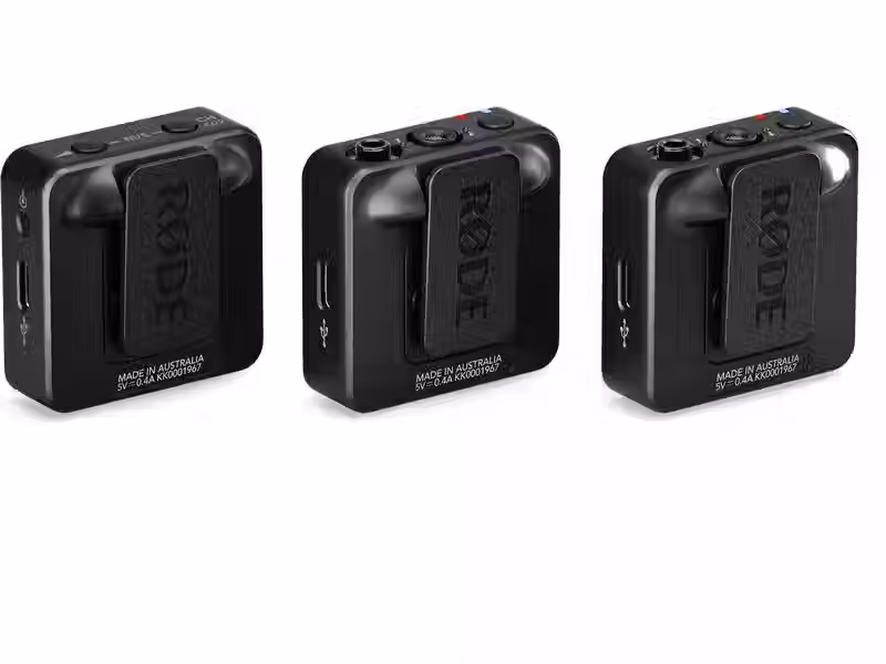 Miniaturbild: Rode Wireless GO Gen 3 Kompaktes drahtloses 2-Kanal Mikrofonsystem