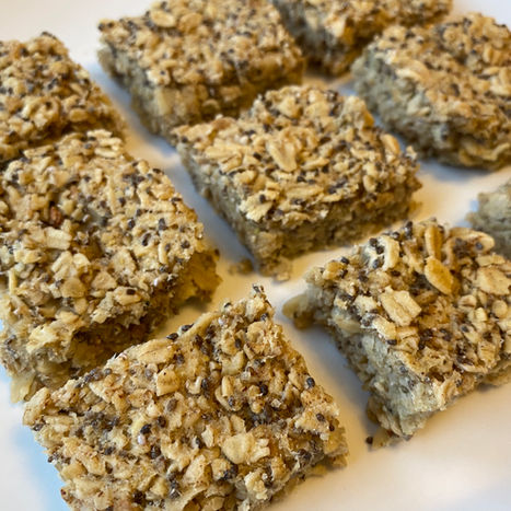 Healthy Apple Oat Bars