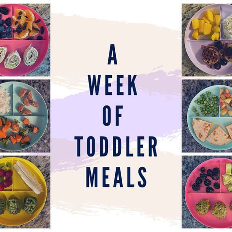 A Week Of Toddler Meals