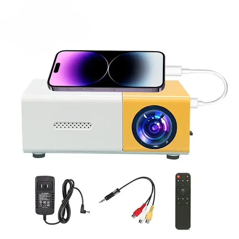Thumbnail: Beatbox Portable Mini Home Theater LED Projector with Remote Controller