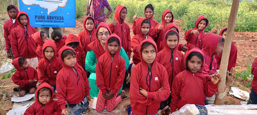 Sandhya with Abhyasa Kids
