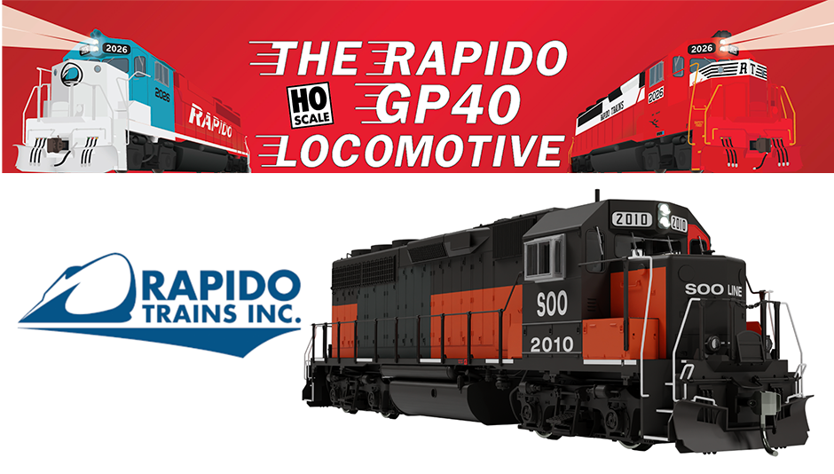 RAPIDO TRAINS: GP40 New Run 2026