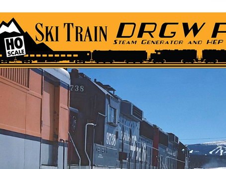 RAPIDO TRAINS: Algoma Central, PB HEP Heater Car w/ Blomberg Trucks