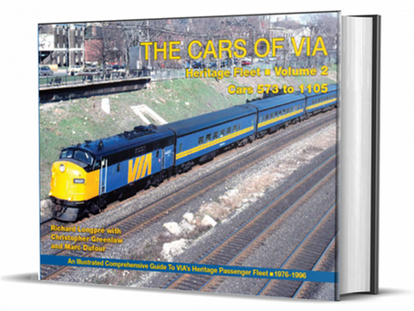 RAPIDO TRAINS: The Cars of Via Heritage Fleet, Volume 2