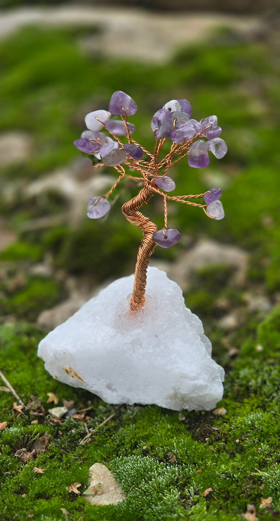 Arbre de pierre améthyste