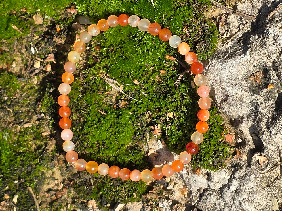 Bracelet en pierres naturelles de cornaline