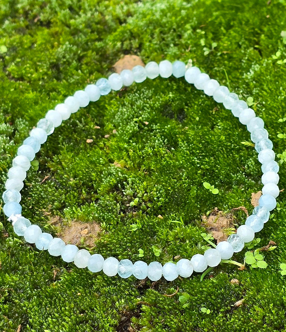 Bracelet aigue marine