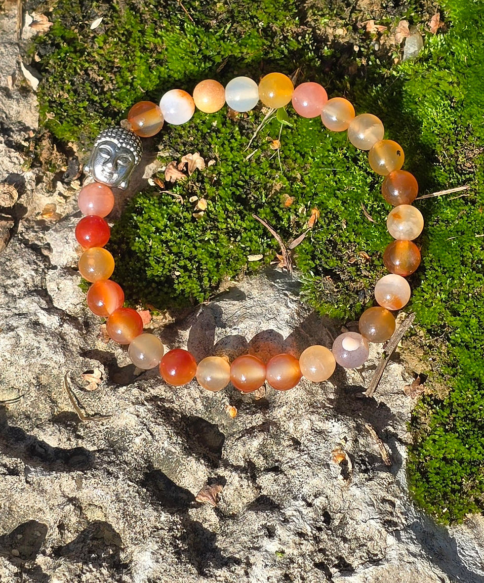 Bracelet en pierres naturelles de cornaline