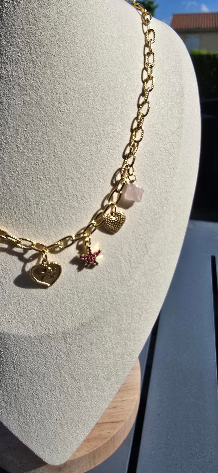 Miniature : 💗 Collier CHARMSPIRIT ANGÉLIQUE – Douceur, protection & amour de soi ✨👼