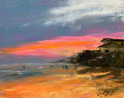 Sunset Over the Coast