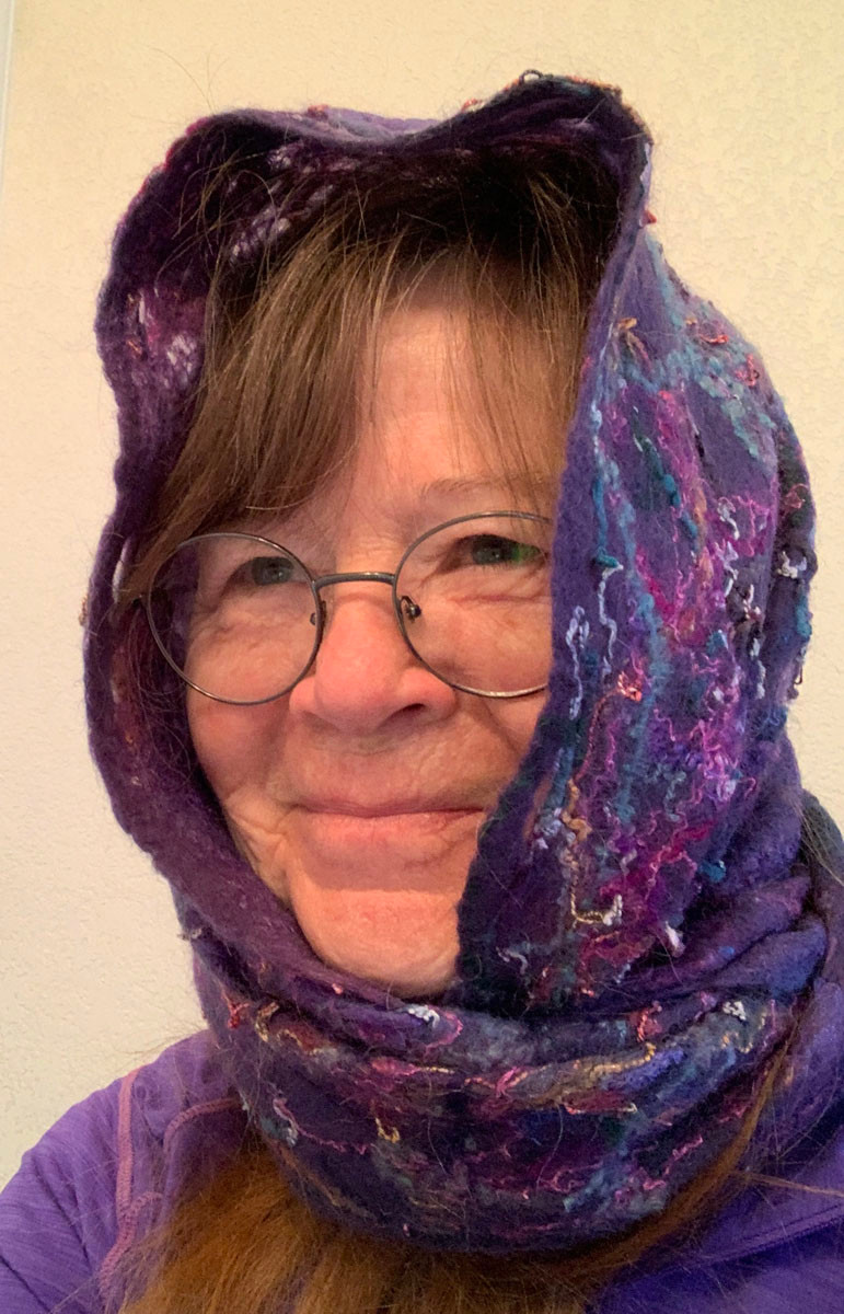 Thumbnail: Crazy Purple Shawl