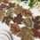 Thumbnail: Handmade table runner, maple leaf bead runner, 13x36inch, multicolour