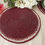 Thumbnail: Set of 4, Christmas handmade beaded placemat, tablemat, 14 inch, red placemats