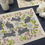 Thumbnail: Set of 4, Easter egg and bunny beaded placemat, multicolour 12x16inch