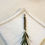 Thumbnail: Table napkin set of 6, for dining and serving, with fly stitch embroidery