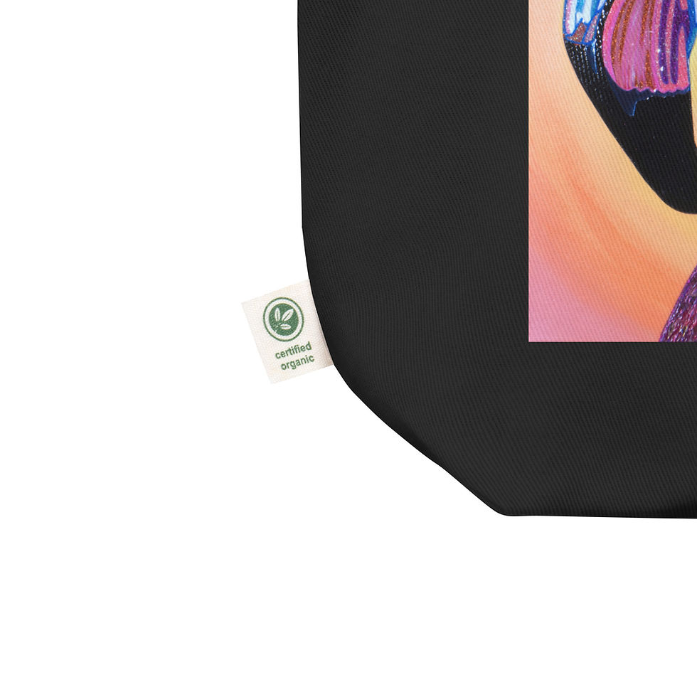 Thumbnail: Sunset Flamingo Eco Tote Bag