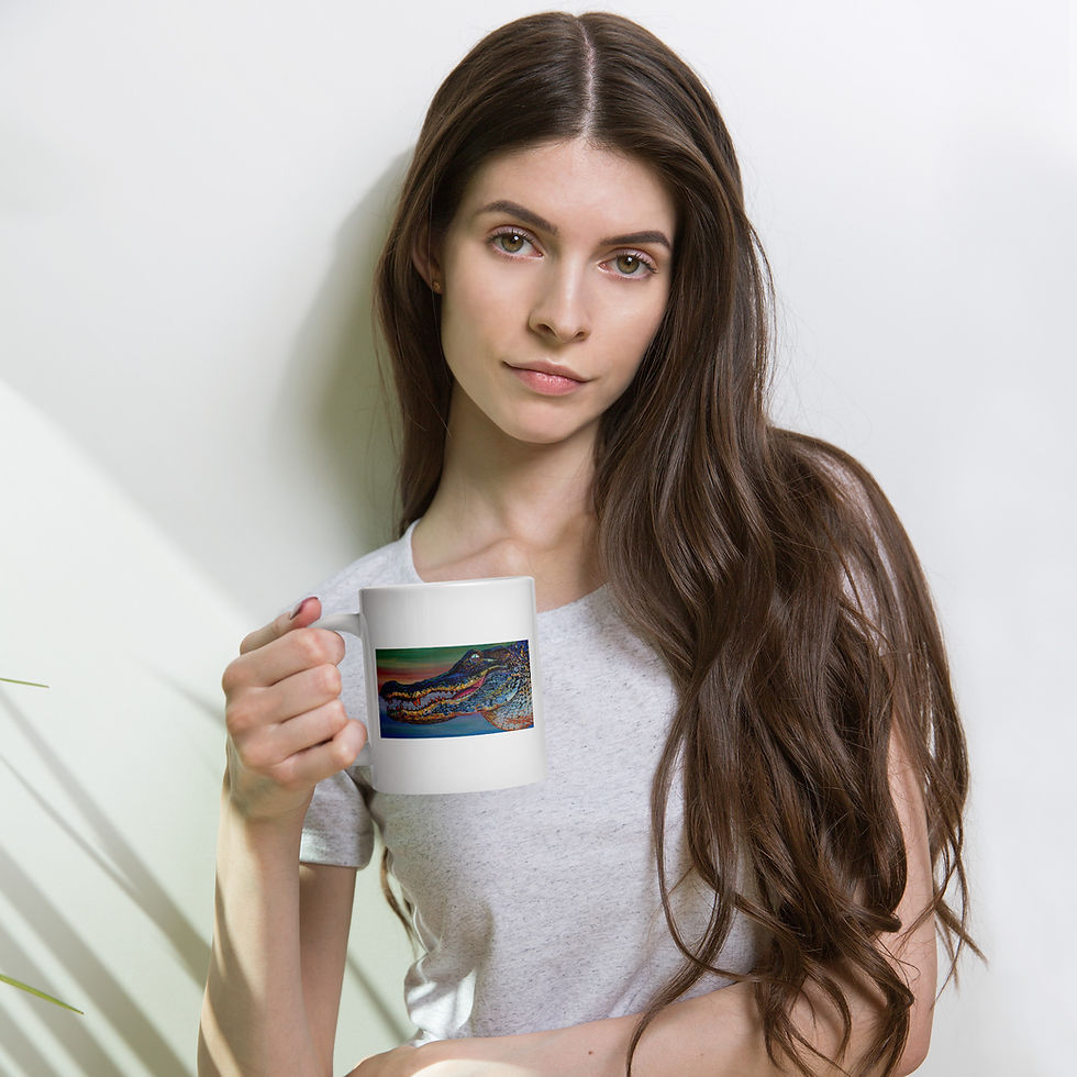 Thumbnail: Alligator White glossy mug