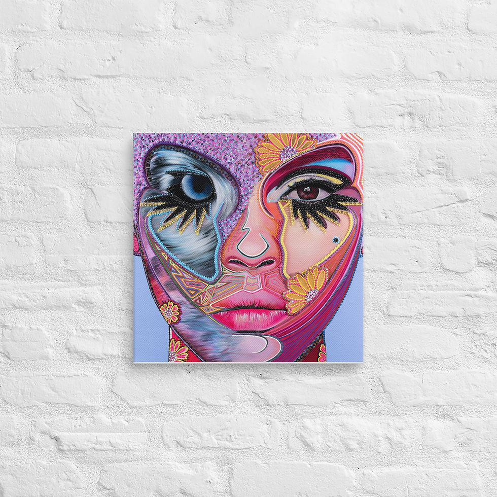 Thumbnail: Feral Lash Canvas Art Print