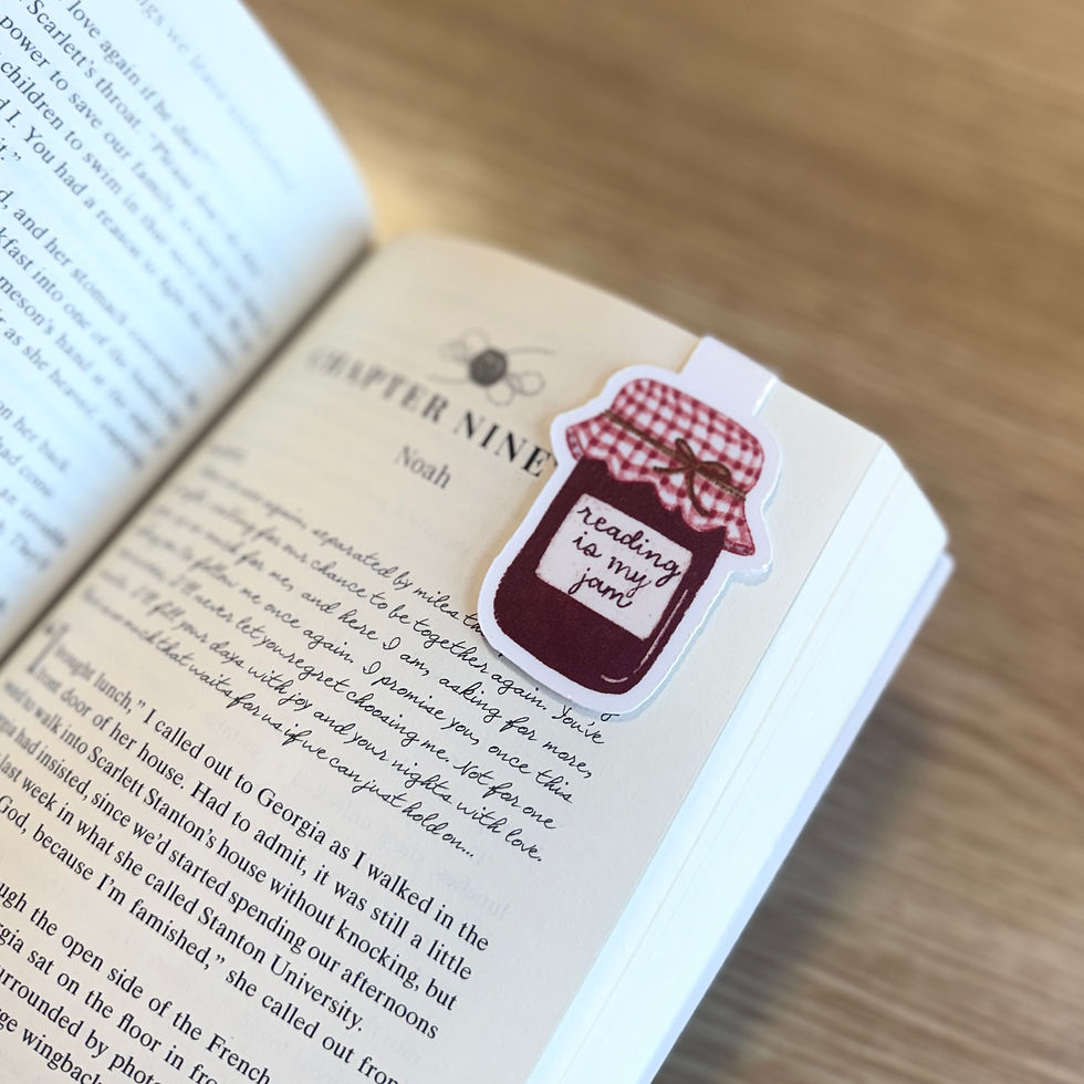 Thumbnail: Reading is my Jam Magnetic Bookmark