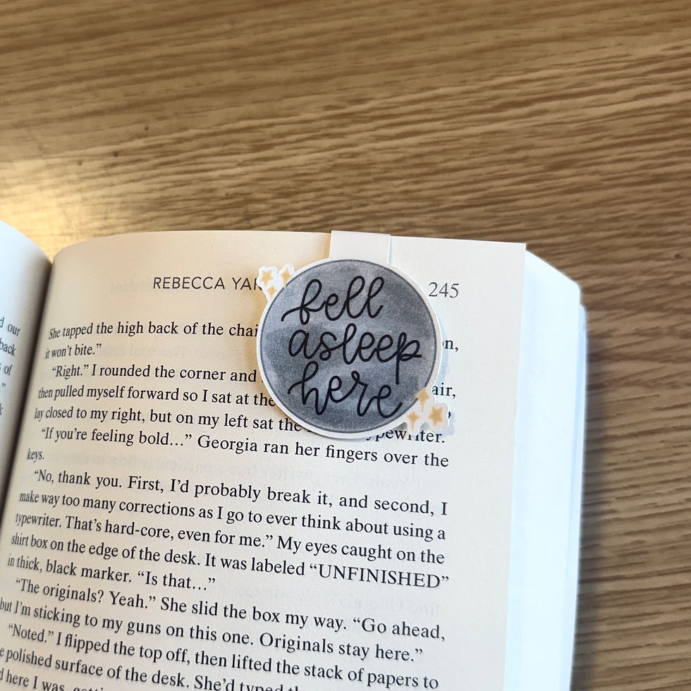 Thumbnail: Fell Asleep Here Magnetic Bookmark