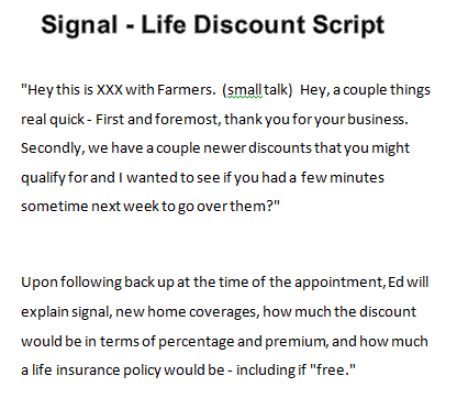 Signal - Life Discount Script