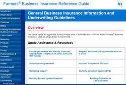 General Biz Info & UW Guidelines