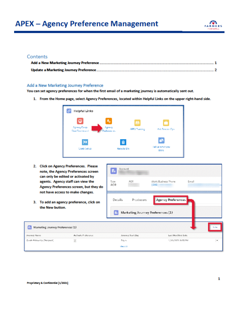 Change Marketing Journey Preferences