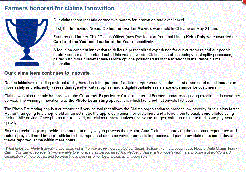 Claims - Nexus Innovation Award - 2018