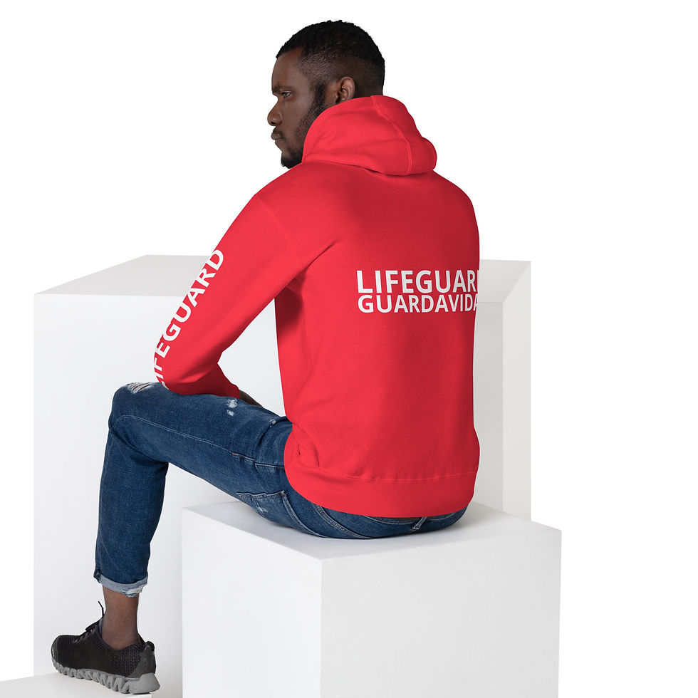 Miniatura: Unisex Hoodie | LIFEGUARD sweatshirt 2 | sudadera 2 GUARDAVIDAS