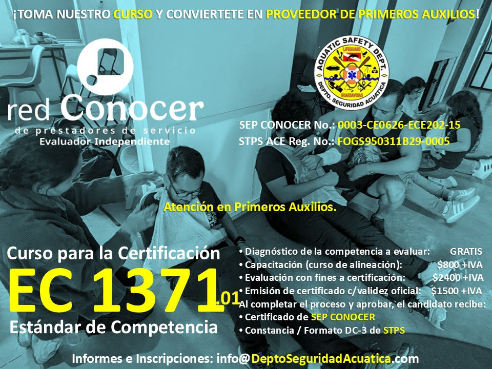 Curso CONOCER EC1371.01