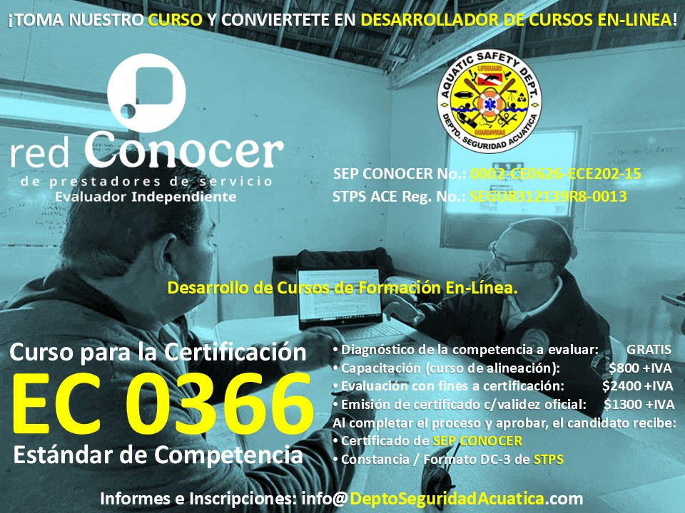 Curso CONOCER EC0366