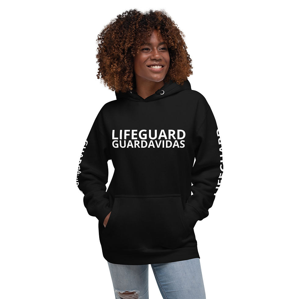 Miniatura: Unisex Hoodie | LIFEGUARD sweatshirt 2 | sudadera 2 GUARDAVIDAS