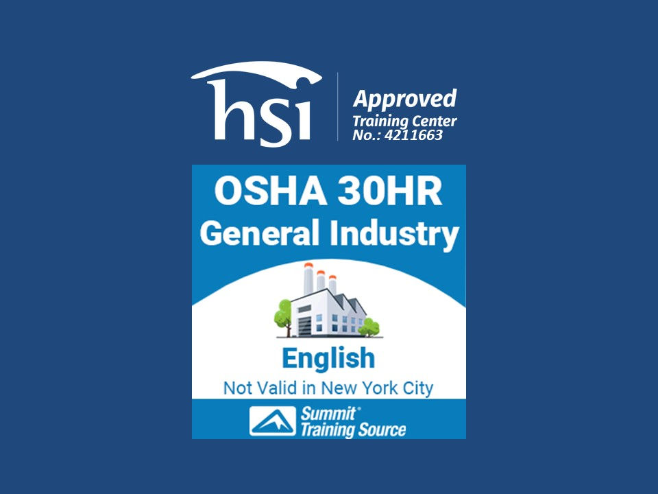 HSI® OSHA 30 General Industry Course