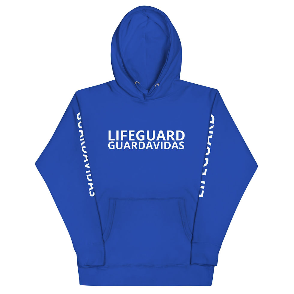 Miniatura: Unisex Hoodie | LIFEGUARD sweatshirt 2 | sudadera 2 GUARDAVIDAS