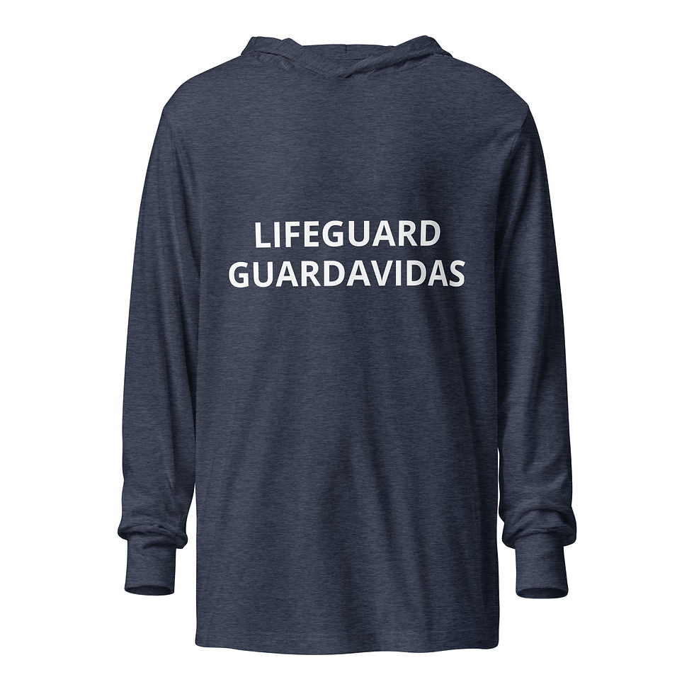 Miniatura: Hooded long-sleeve LIFEGUARD shirt | Playera GUARDAVIDAS manga-larga con capucha