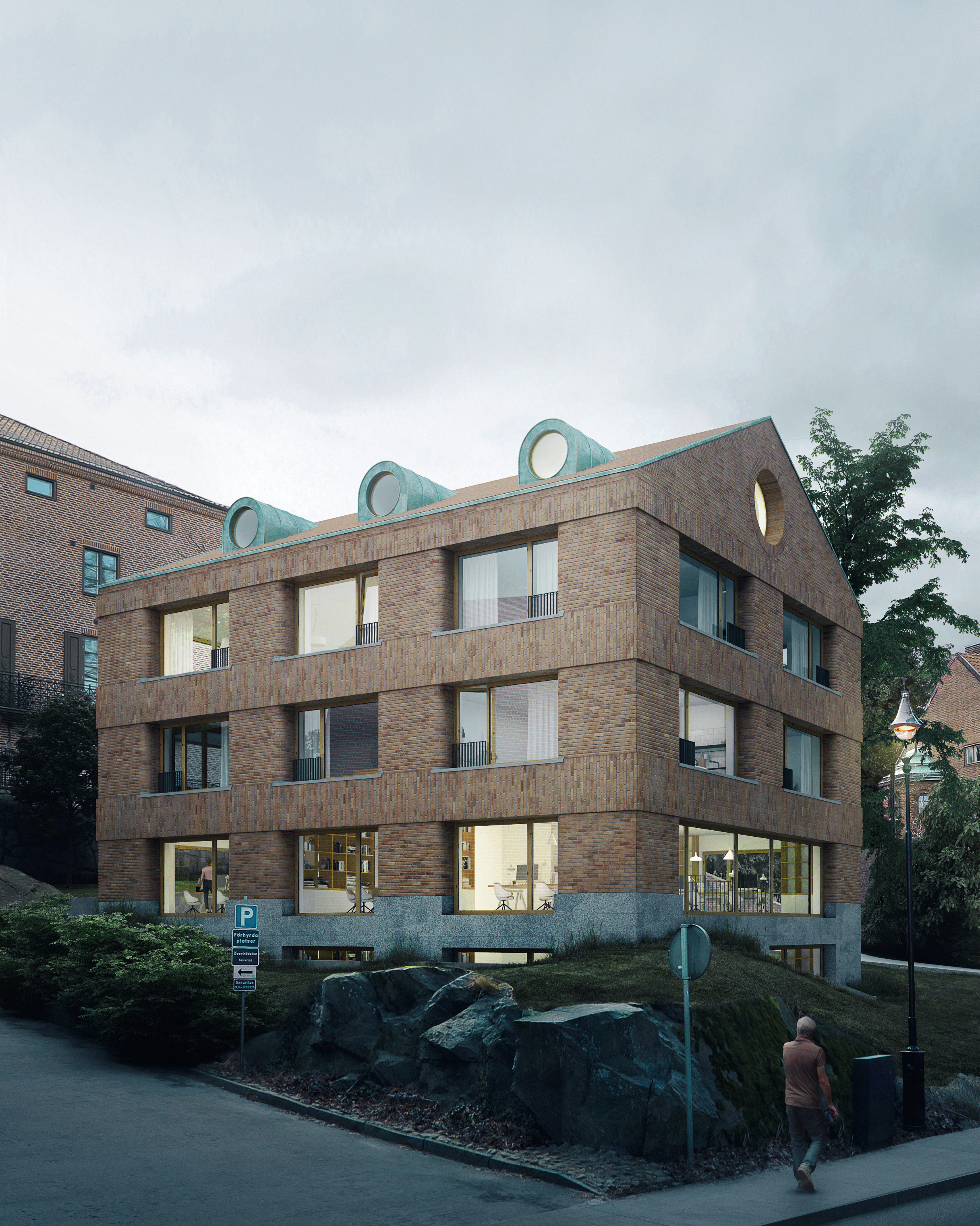 visualization render image house