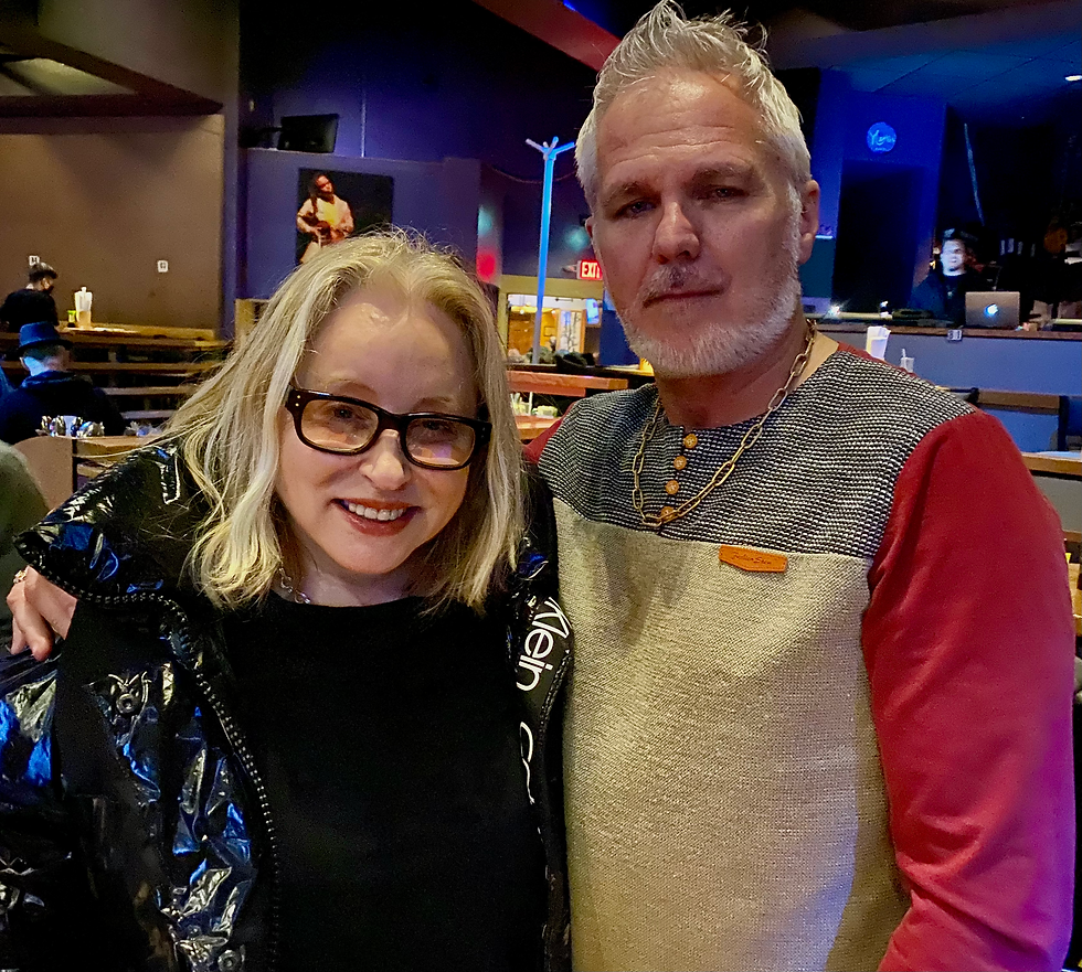 Gina and partner at Yoshi's