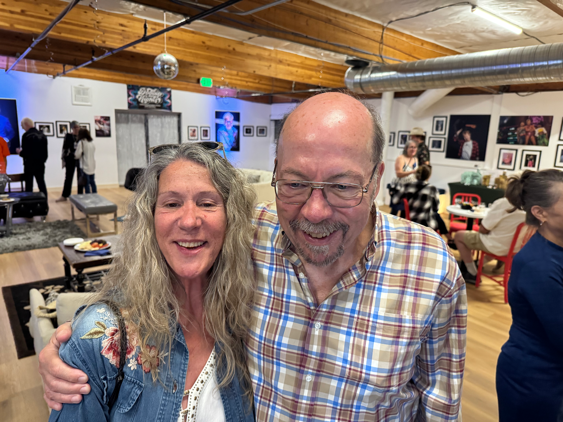 Celia Peterson (vox) Doug Jayne (guitarist and star DJ, KRCB 104.9)