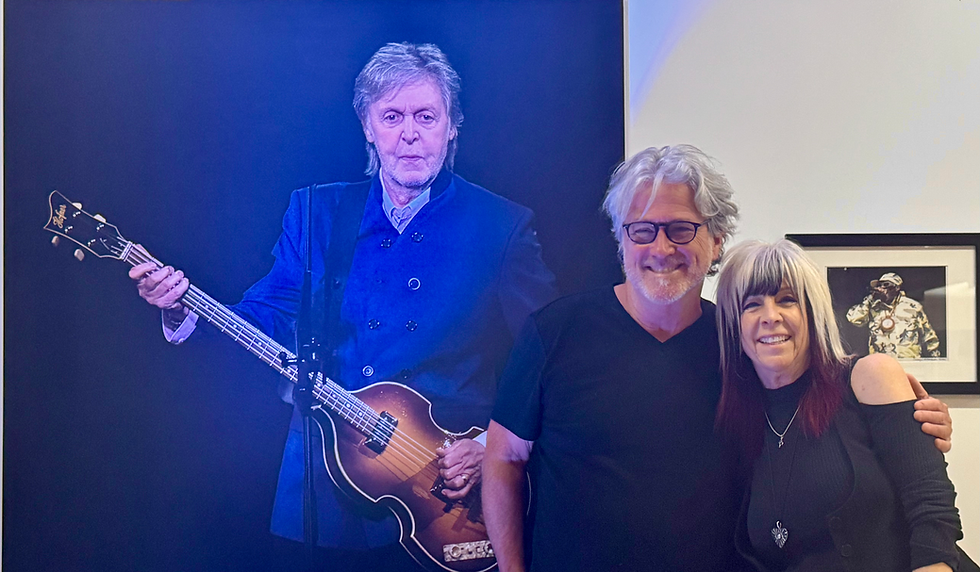 Seems fitting that Drew Harrison ("the Lennon guy") is captured with Paul.