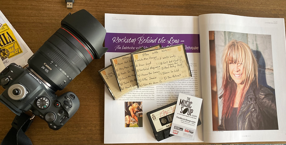Original demo cassette tapes that Elton gave to Bill in 1980 after a recording session. Bill had stacked them on an article about me, purely for the fan girl I am, for the purpose of this photo.